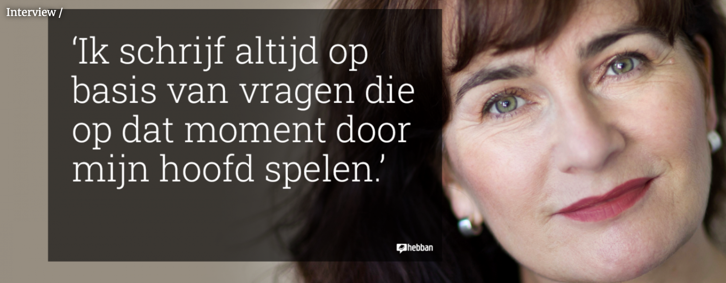 Een foto van auteur Anya Niewierra op Hebban.nl.