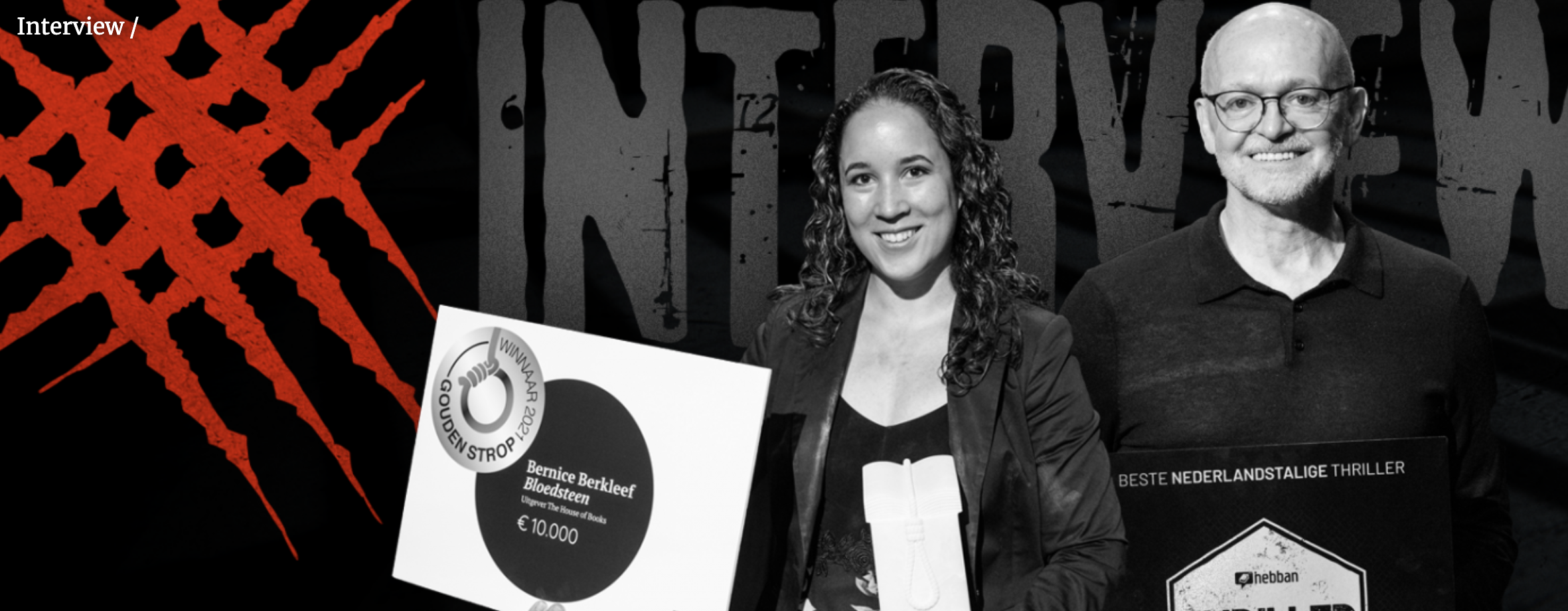 Een foto van auteurs Bernice Berkleef en Toni Coppers op Hebban.nl.