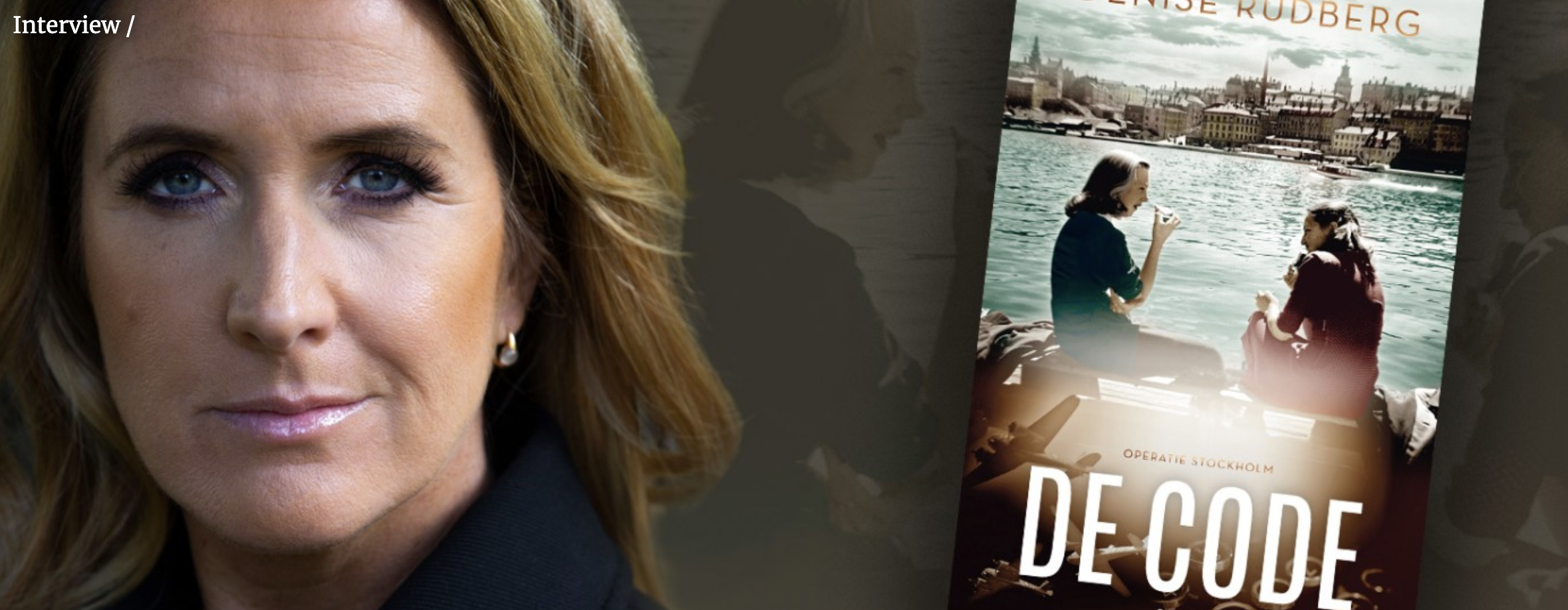 Een foto van auteur Denise Rudberg op Hebban.nl.