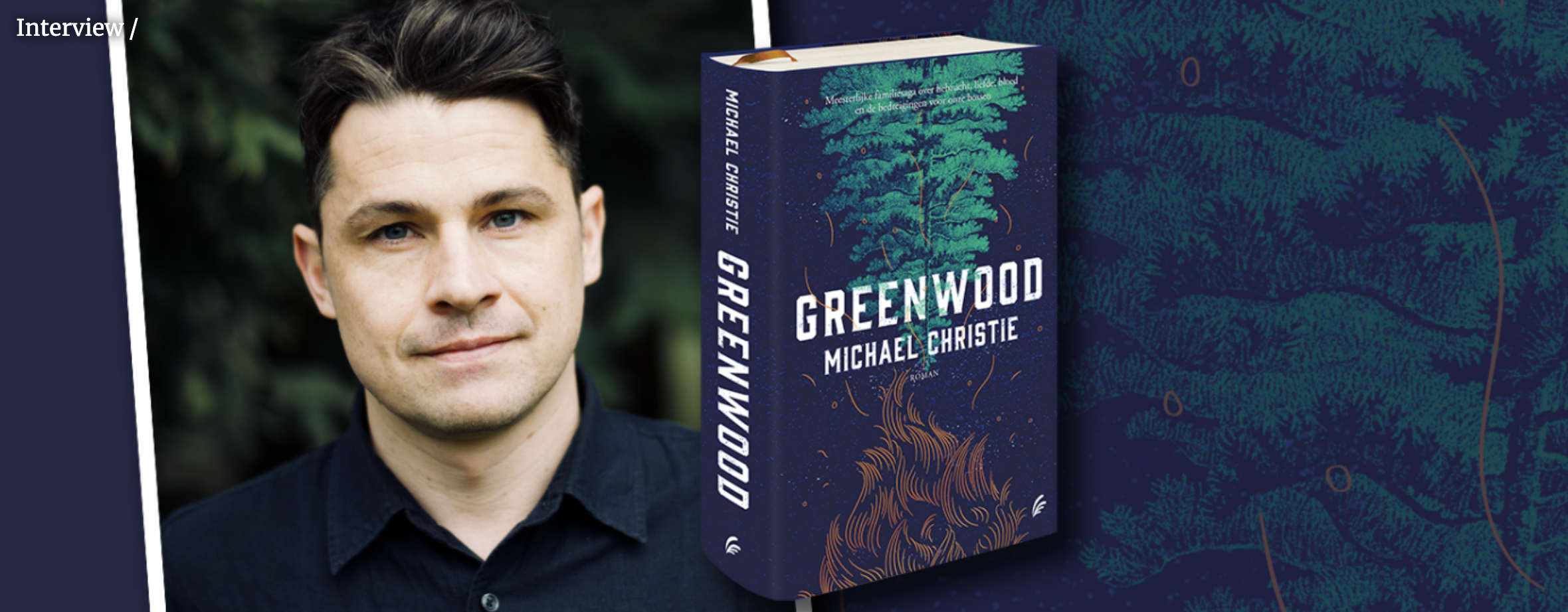 Een foto van auteur Michael Christie op Hebban.nl.