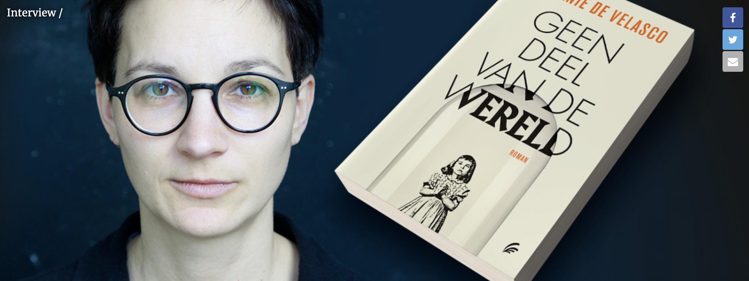 Een foto van auteur Stefanie de Velasco op Hebban.nl.