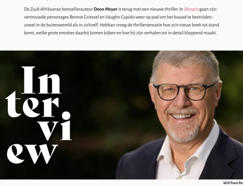Deon Meyer: ‘Een verhaal is als een virus waar je maar niet van af komt’