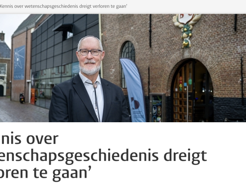 ‘Kennis over wetenschapsgeschiedenis dreigt verloren te gaan’